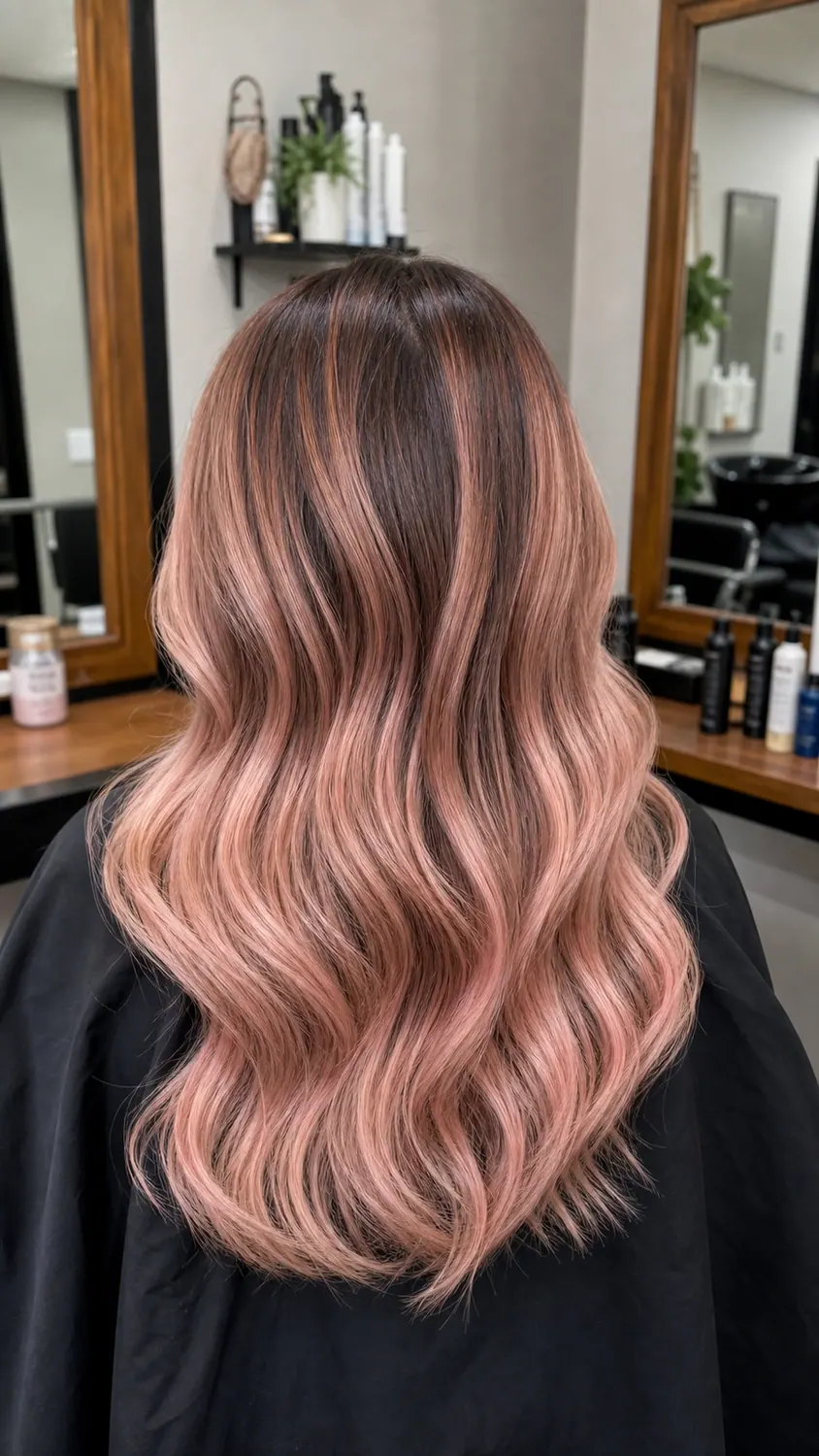 Hair Code rose gold color result in Highlands Ranch